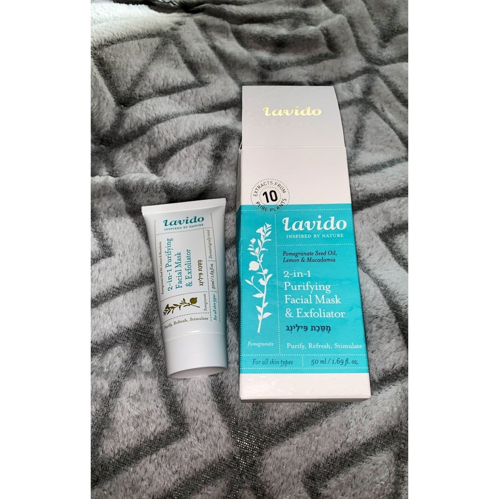 Lavido 2-in-1 Purifying Facial Mask & Ex